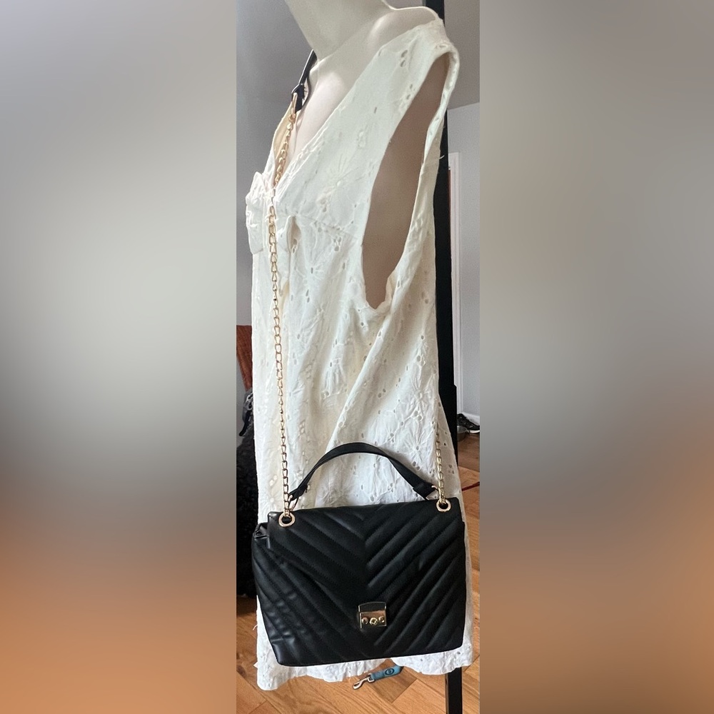 Nasty Gal Chic Sophisticated Shoulder Bag Black‎ - - Picture 2 of 8